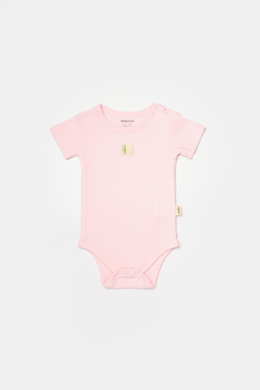 Set 2 body Bamboo,roz, BabyCosy, 50% bumbac+50%bambus