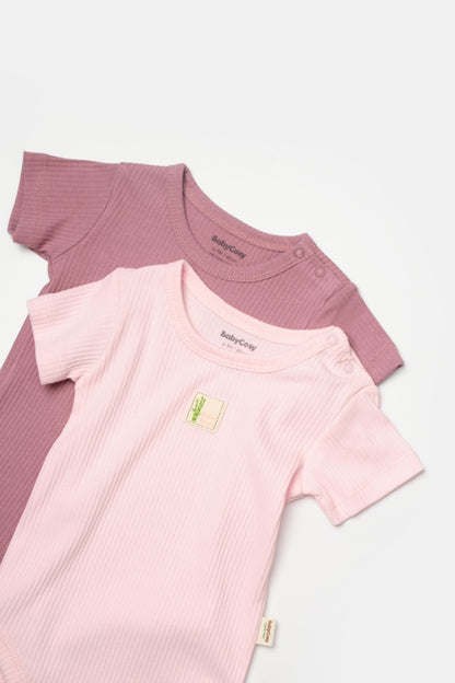 Set 2 body Bamboo,roz, BabyCosy, 50% bumbac+50%bambus