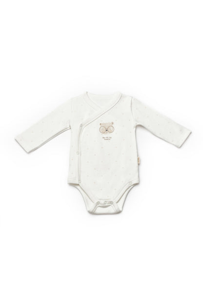 Set 2 body-uri cu maneca lunga petrecute, TeaddyBear, BabyCosy