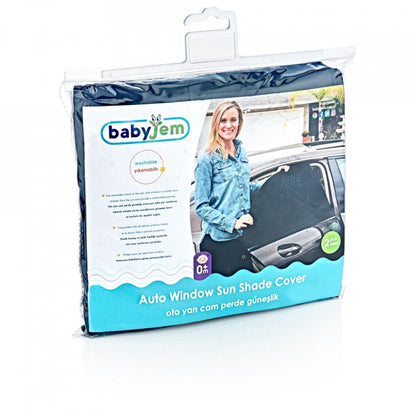 Set 2 bucati parasolar auto BabyJem Sun Shade Cover