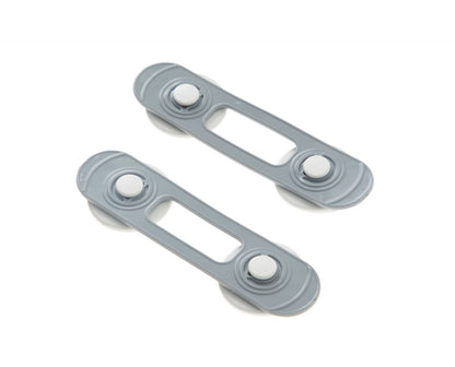 Set 2 mini sigurante universale pentru usi si dulapuri BabyJem, gri