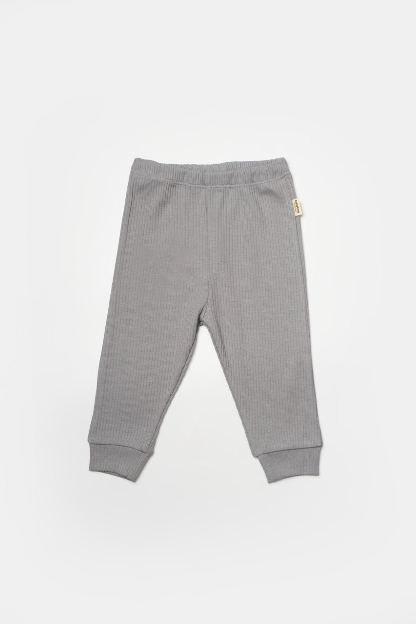 Set 2 pantaloni Bamboo, bleu, BabyCosy, 50%bumbac+50% bambus