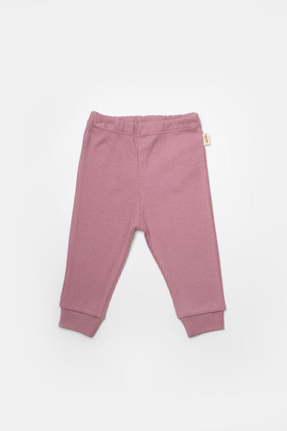 Set 2 pantaloni Bamboo, roz, BabyCosy, 50%bumbac+50% bambus