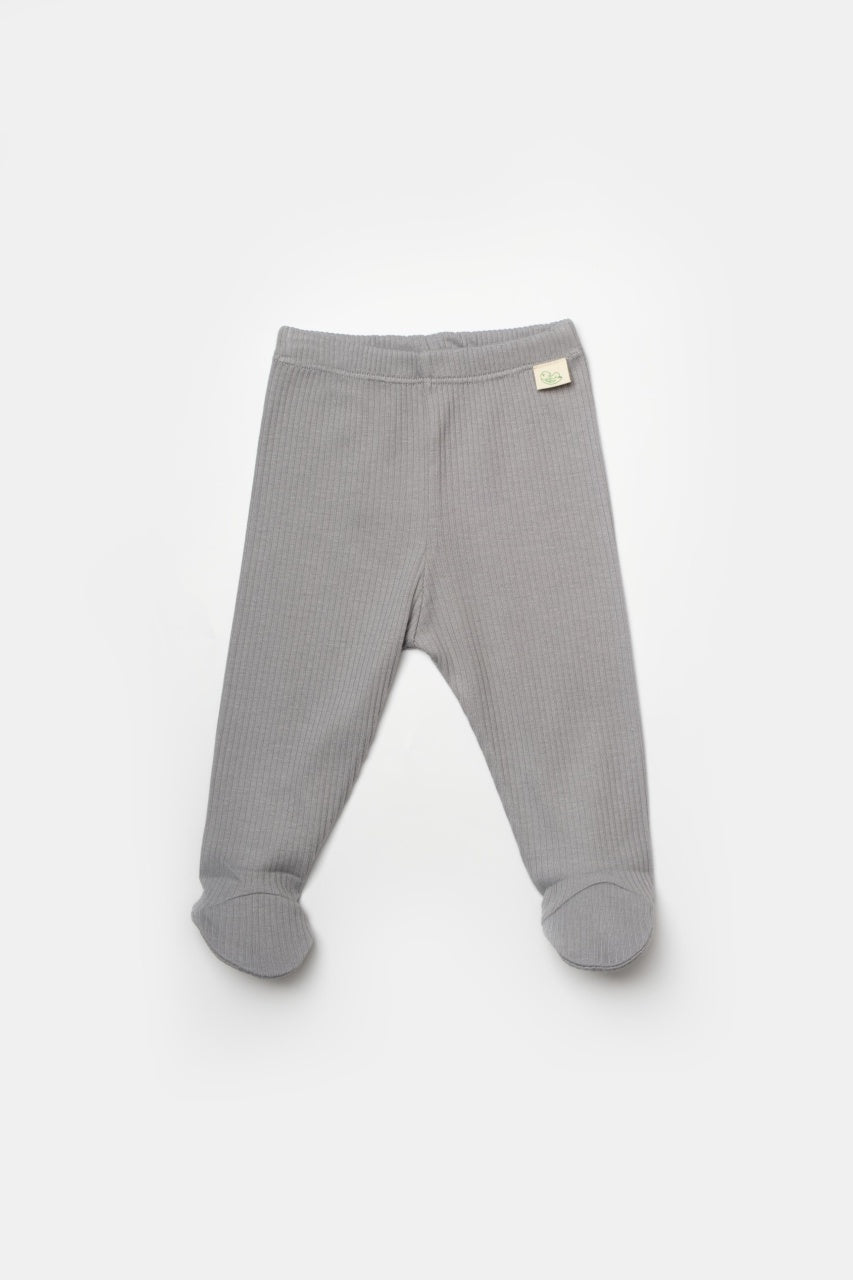Set 2 pantaloni cu botosei Bamboo, blue, BabyCosy, 50%bumbac+50% bambus