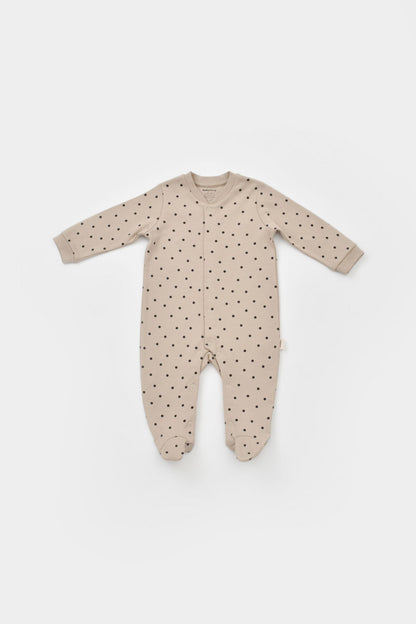 Set 2 salopete cu buzunare Girafa, BabyCosy, 100% bumbac organic