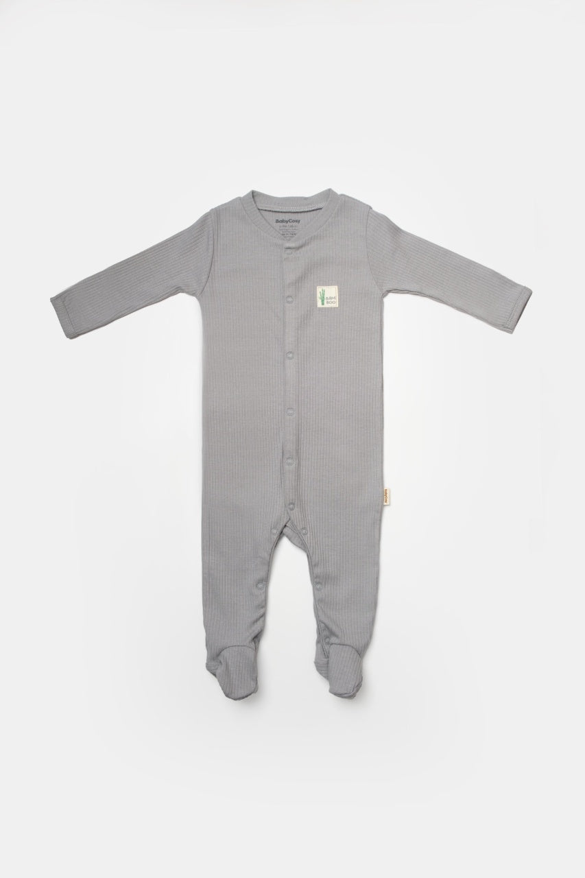 Set 2 salopete lungi Bamboo, blue, BabyCosy, 50%bumbac+50% bambus