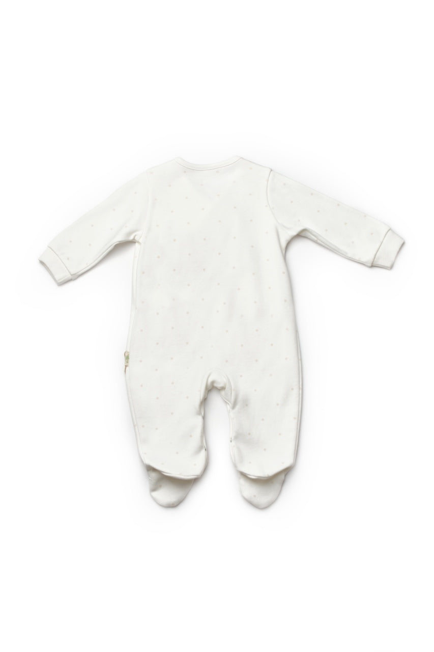 Set 2 salopete petrecute TeddyBear, 100%bumbac organic, BabyCosy