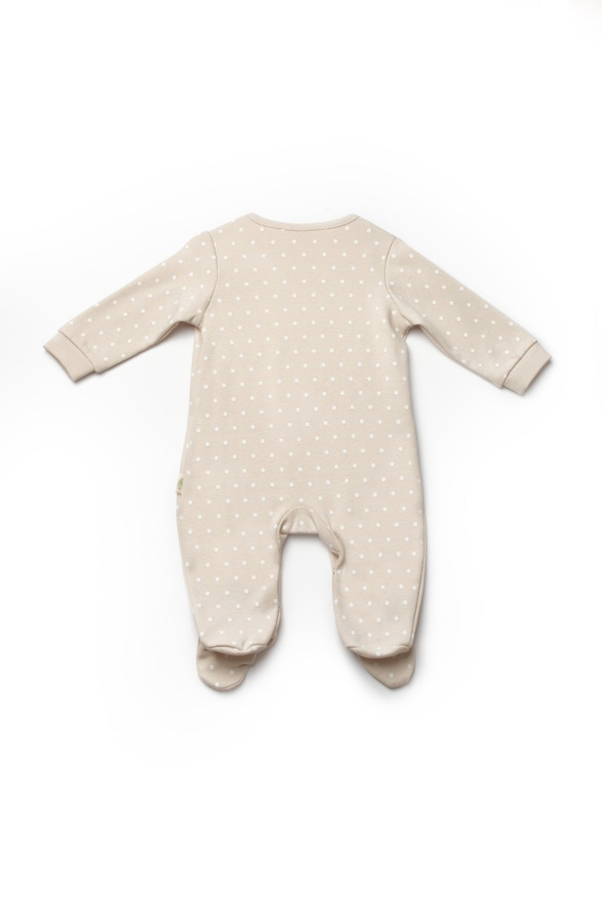 Set 2 salopete petrecute TeddyBear, 100%bumbac organic, BabyCosy