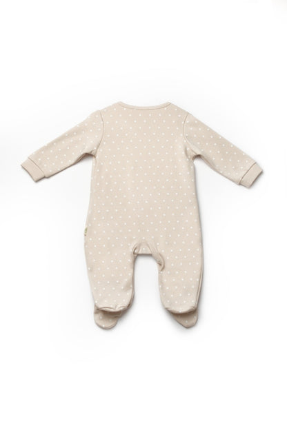 Set 2 salopete petrecute TeddyBear, 100%bumbac organic, BabyCosy