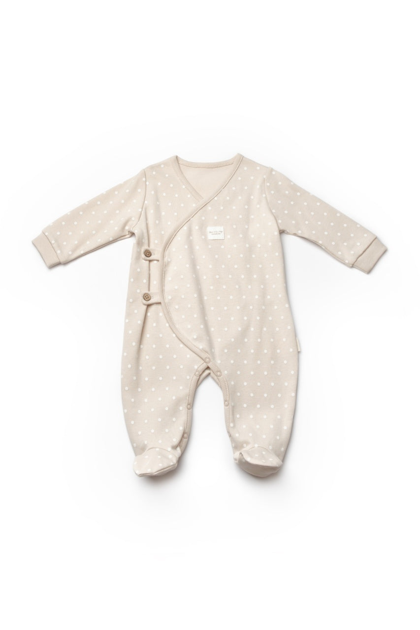 Set 2 salopete petrecute TeddyBear, 100%bumbac organic, BabyCosy