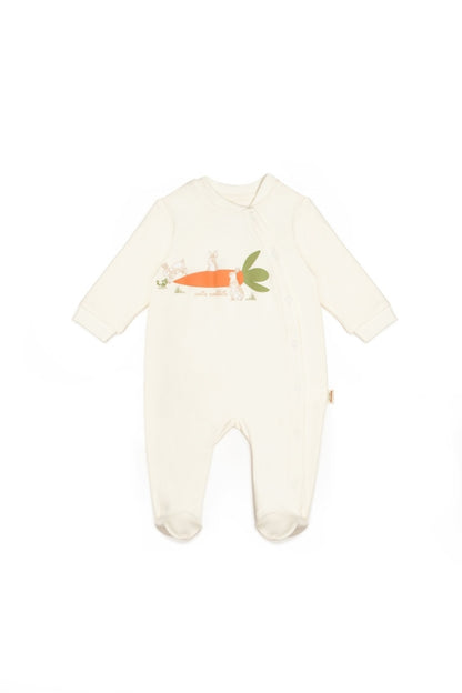 Set 2 salopete Rabbit, 100%bumbac organic, BabyCosy