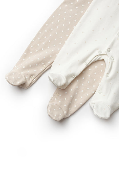 Set 2 salopete TeddyBear, 100%bumbac organic, BabyCosy
