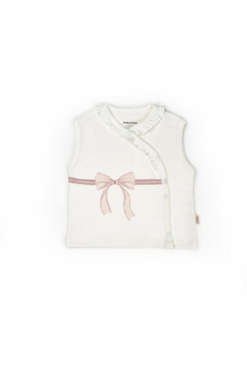 Set 2 vestute pentru bebelusi, powder, BabyCosy Organic Wear