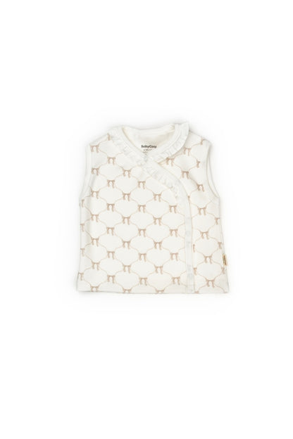 Set 2 vestute pentru bebelusi, stone, BabyCosy Organic Wear