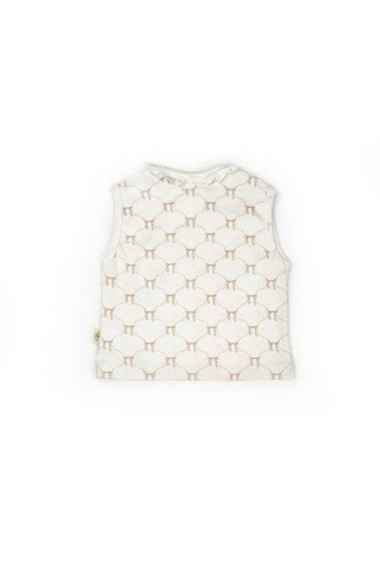 Set 2 vestute pentru bebelusi, stone, BabyCosy Organic Wear