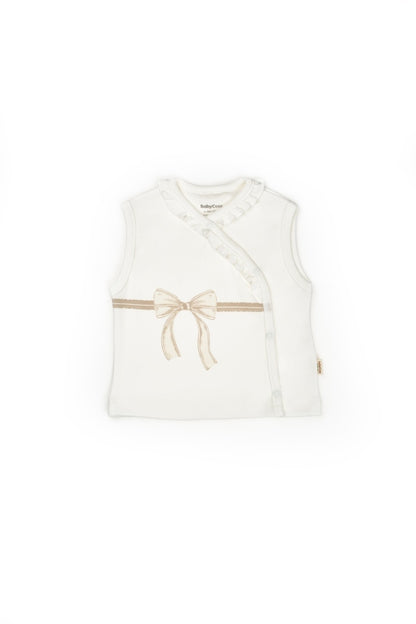 Set 2 vestute pentru bebelusi, stone, BabyCosy Organic Wear