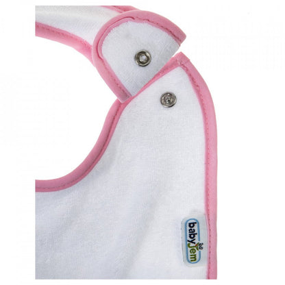 Set 3 bavete BabyJem, cu capse, din bumbac