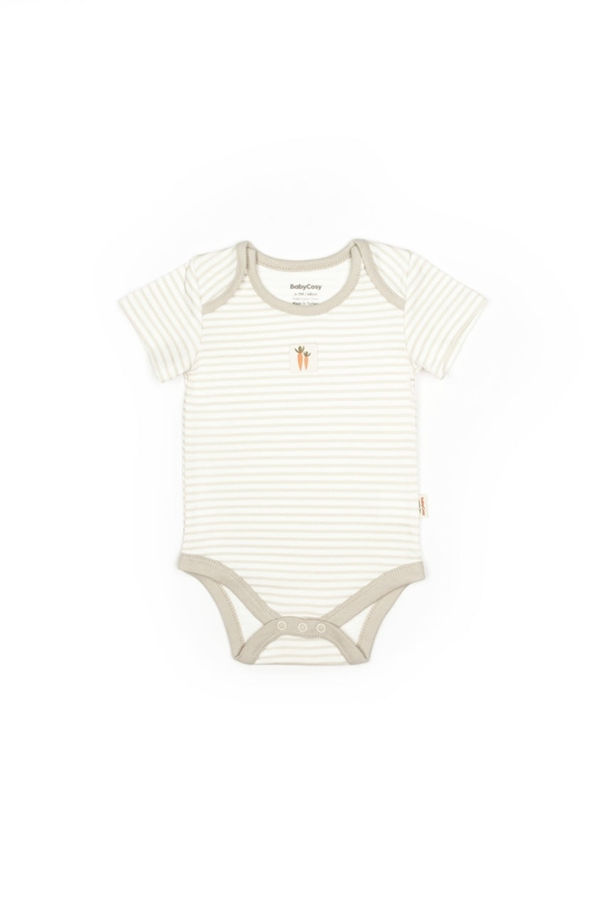 Set 3 body Rabbit, BabyCosy, 100% bumbac