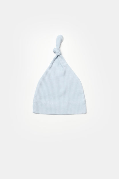 Set 3 piese:bluza, pantaloni si caciulita Bamboo, bleu, BabyCosy, 50% bumbac+50%bambus