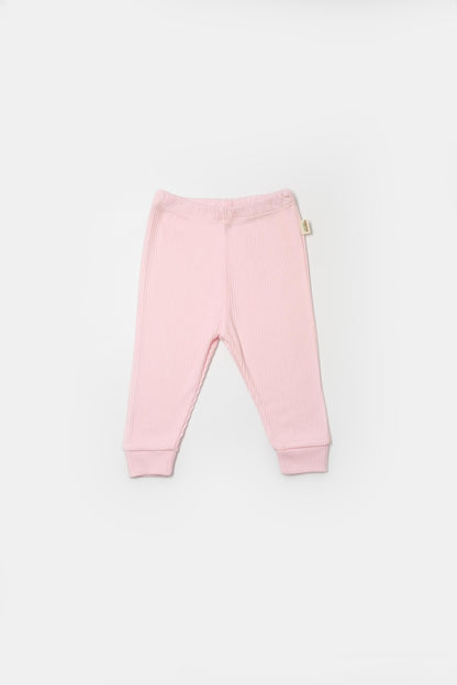 Set 3 piese:bluza, pantaloni si caciulita Bamboo, roz, BabyCosy, 50% bumbac+50%bambus
