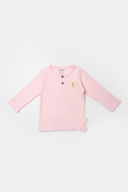 Set 3 piese:bluza, pantaloni si caciulita Bamboo, roz, BabyCosy, 50% bumbac+50%bambus