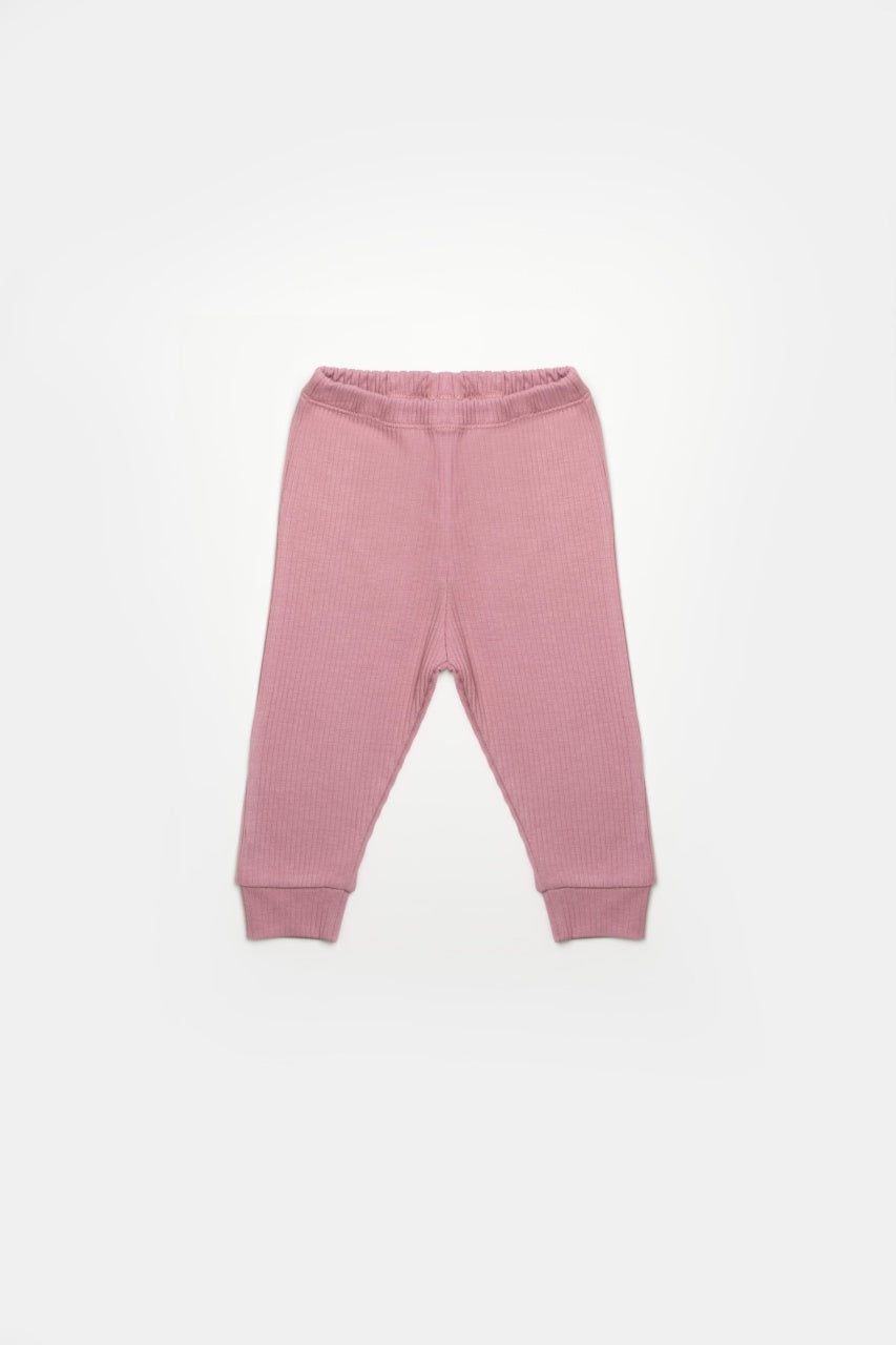 Set 3 piese:bluza, pantaloni si caciulita Bamboo, roz inchis, BabyCosy, 50% bumbac+50%bambus
