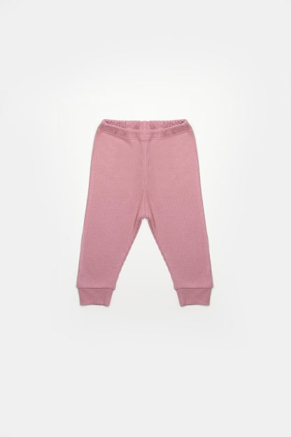Set 3 piese:bluza, pantaloni si caciulita Bamboo, roz inchis, BabyCosy, 50% bumbac+50%bambus