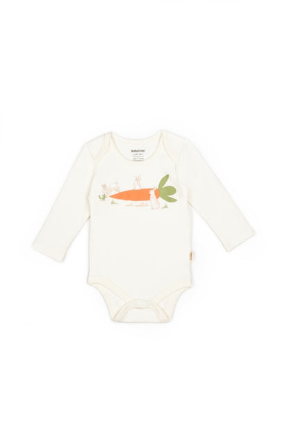 Set 3 piese: body, pantalon si vesta Rabbit, 100% bumbac organic, BabyCosy