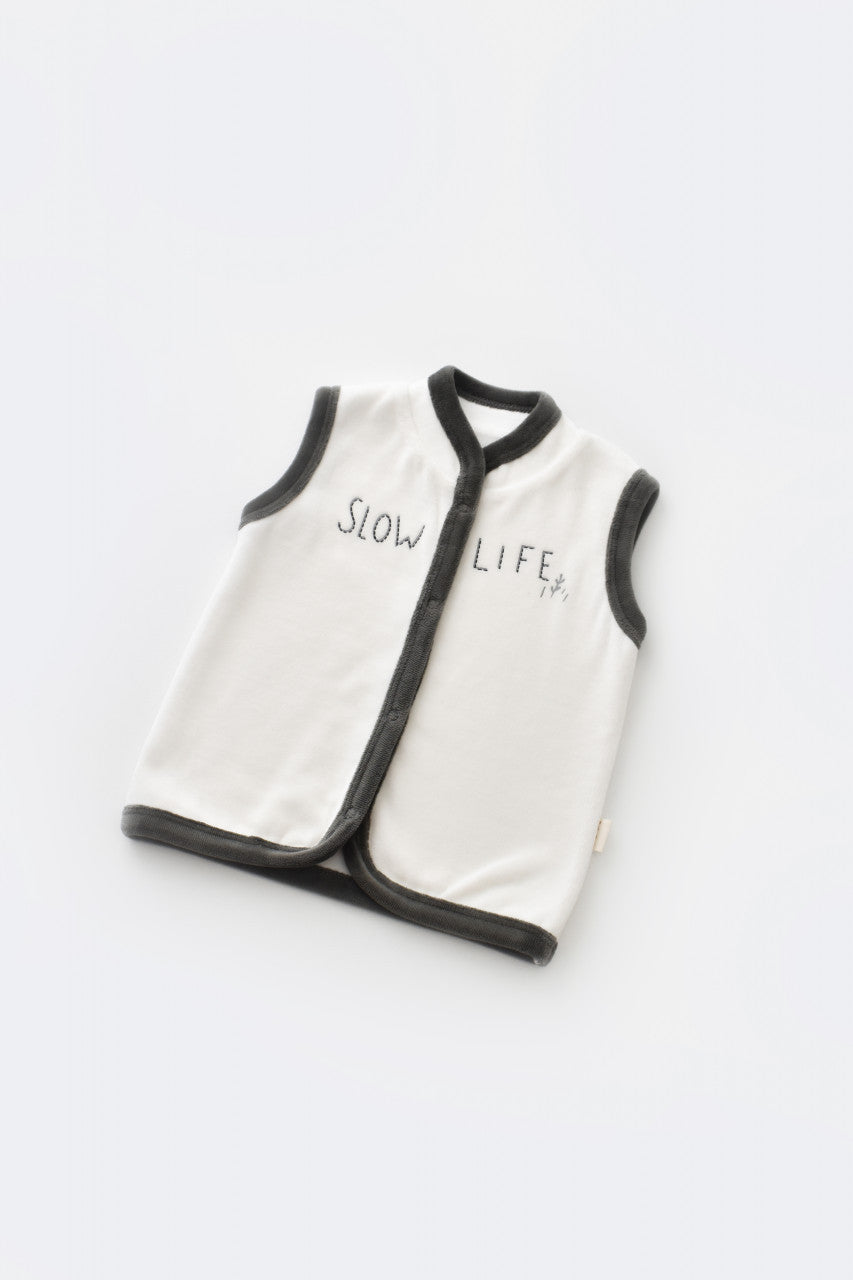Set 3 piese Broscuta cu body, pantalonasi si vestuta din 80%bumbac organic si 20% poliester - Antracit, BabyCosy