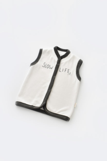 Set 3 piese Broscuta cu body, pantalonasi si vestuta din 80%bumbac organic si 20% poliester - Antracit, BabyCosy