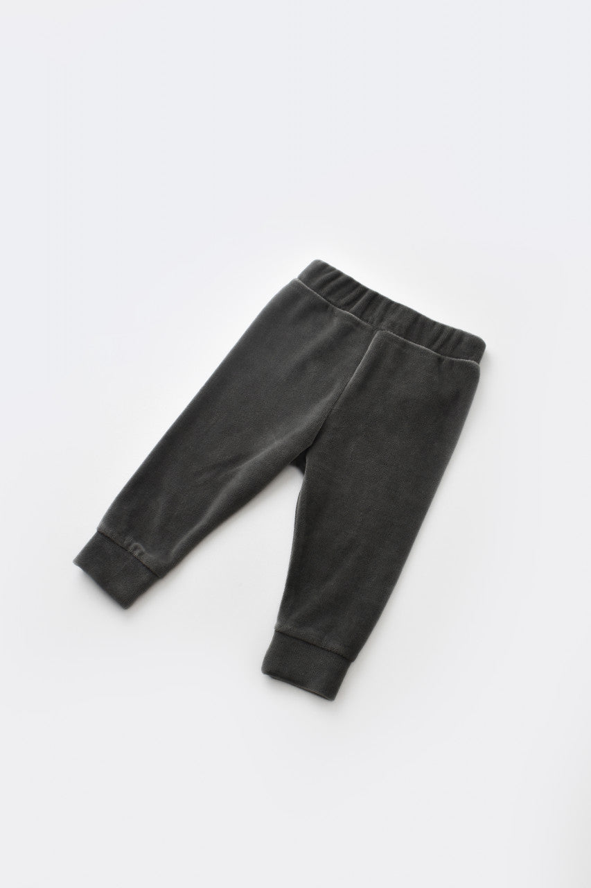 Set 3 piese Broscuta cu body, pantalonasi si vestuta din 80%bumbac organic si 20% poliester - Antracit, BabyCosy
