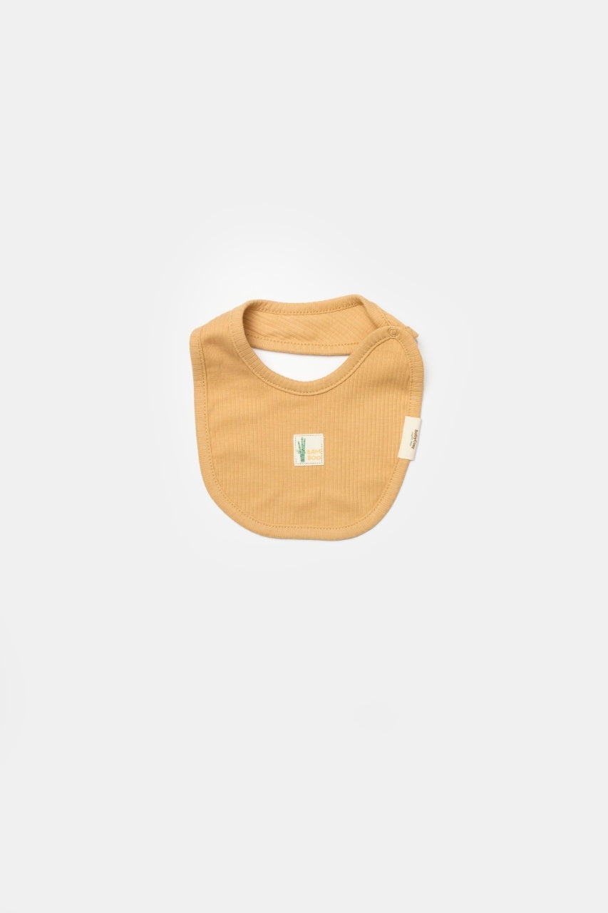 Set 4 piese:body, pantaloni, baveta si caciulita Bamboo, maro, BabyCosy, 50% bumbac+50%bambus