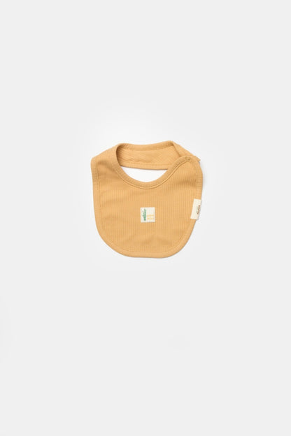 Set 4 piese:body, pantaloni, baveta si caciulita Bamboo, maro, BabyCosy, 50% bumbac+50%bambus