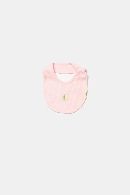 Set 4 piese:body, pantaloni, baveta si caciulita Bamboo, roz, BabyCosy, 50% bumbac+50%bambus