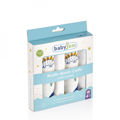Set 4 prosopele din muselina 25x29 cm BabyJem