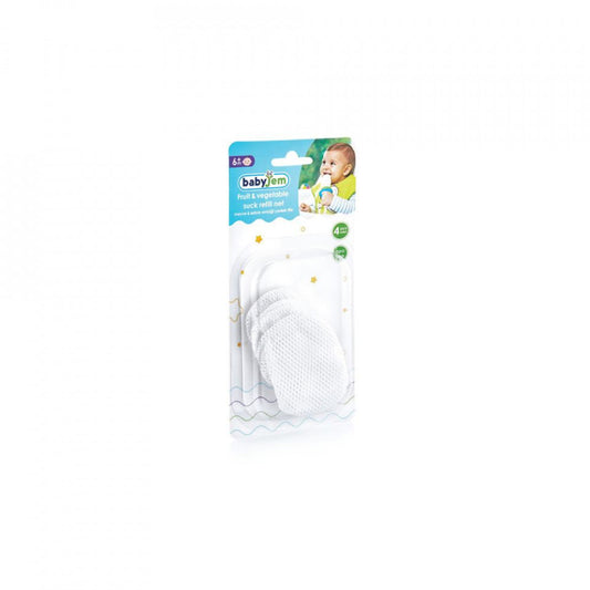 Set 4 rezerve pentru dispozitivul de hranire BabyJem Fruits - Rezerve pentru dispozitivul de hranire