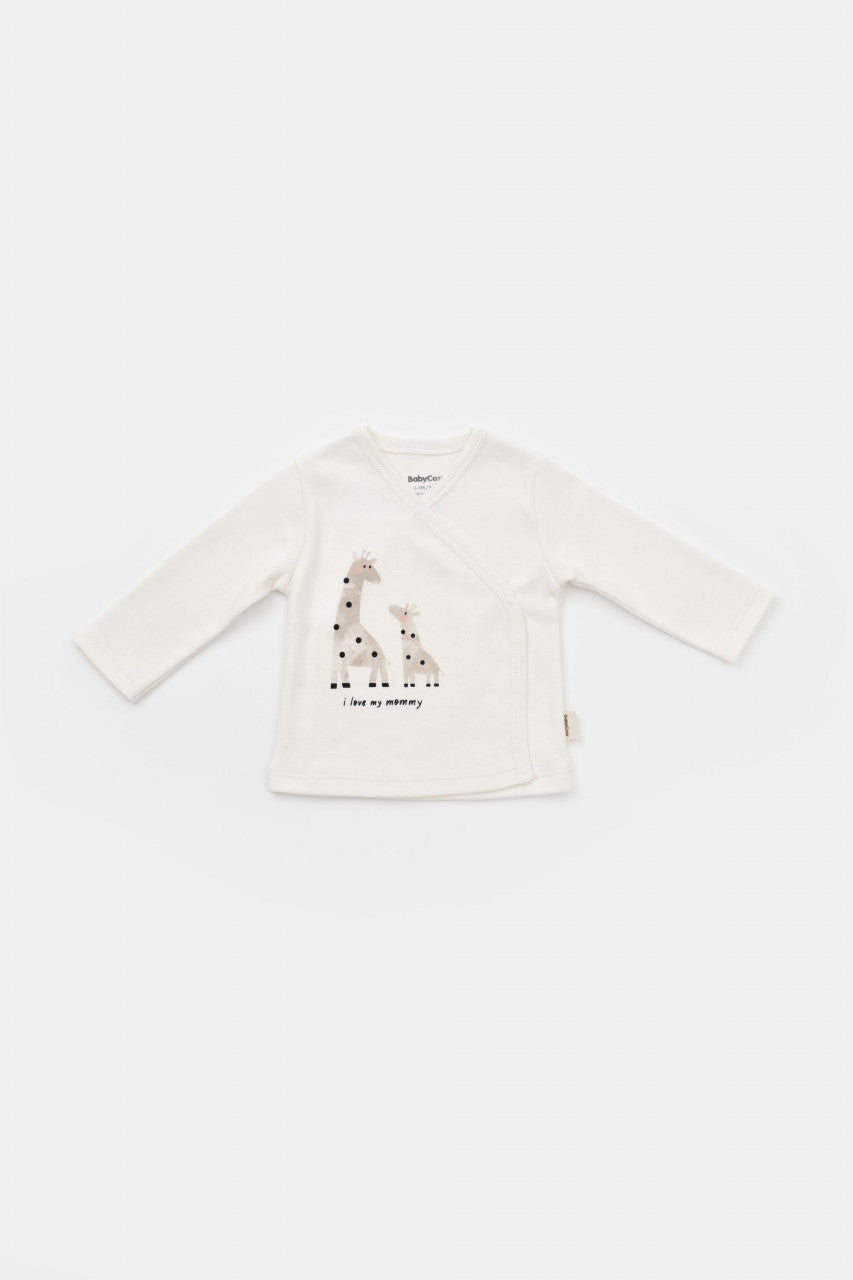 Set 5 piese Girafa, BabyCosy, 100% bumbac organic