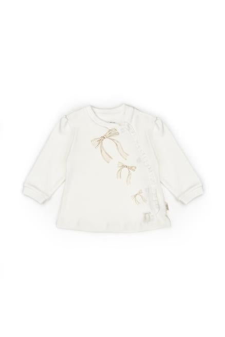 Set bluză și pantalonași, Bow, BabyCosy, 100%bumbac organic