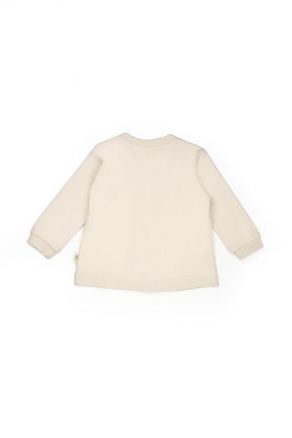 Set bluzita cu capse si pantalon, Lamb, BabyCosy, 100%bumbac organic