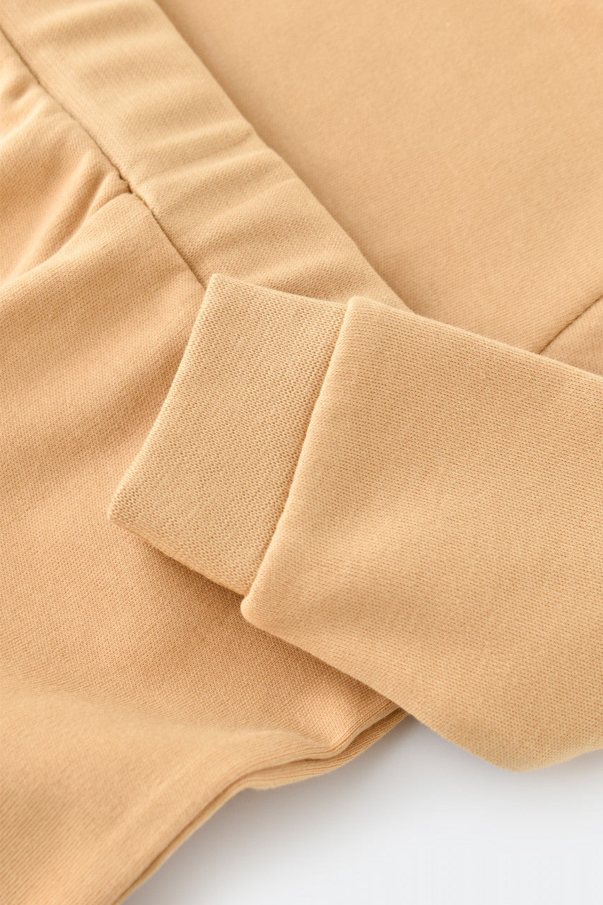 Set bluzita cu maneca lunga si pantaloni lungi - bumbac organic 100% - Mustar, BabyCosy