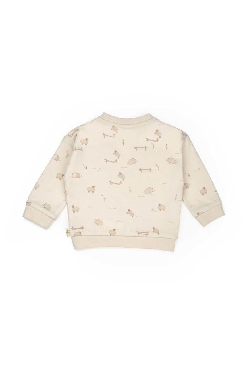 Set bluzita cu pantalon, Lamb, BabyCosy, 100%bumbac organic