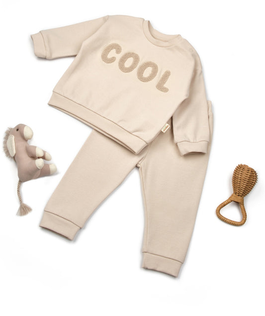 Set bluzita si pantaloni COOL - Stone, BabyCosy - Bluza, Pantaloni