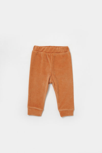Set bluzita si pantaloni Elefant, 80%bumbac organic si 20% poliester - Caramiziu, BabyCosy