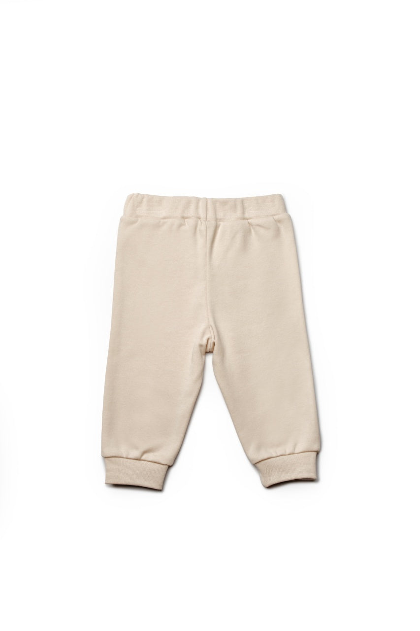 Set bluzita si pantaloni TeddyBear, 100%bumbac organic, BabyCosy