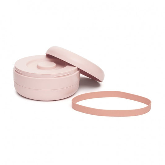 Set boluri pentru prânz roz Hygge Suavinex +4 luni -