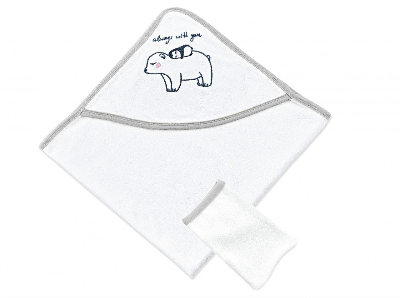 Set cadita de baie complet pentru bebelusi cu 6 piese, BabyJem
