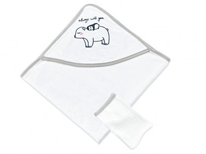 Set cadita de baie complet pentru bebelusi cu 6 piese, BabyJem