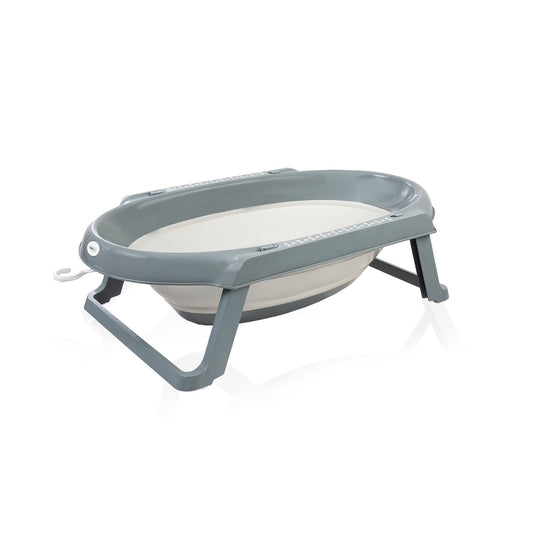 Set cadita pliabila de baie Babyjem, 5 piese, antracit
