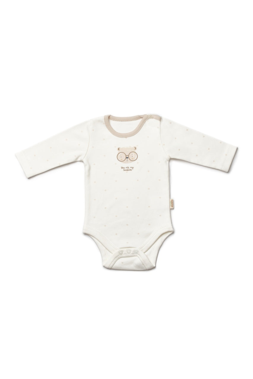 Set cadou nou nascut 5 piese, TeddyBear, BabyCosy, marime 0-3 luni
