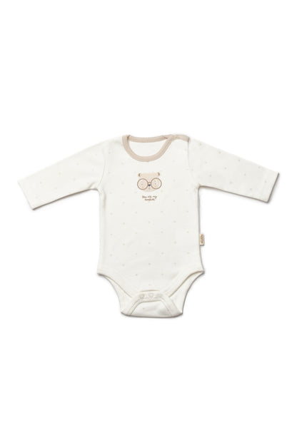 Set cadou nou nascut 5 piese, TeddyBear, BabyCosy, marime 0-3 luni